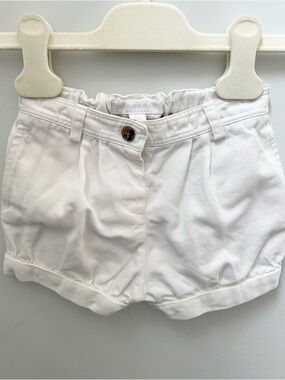 Burberry White Girls' Casual Shorts